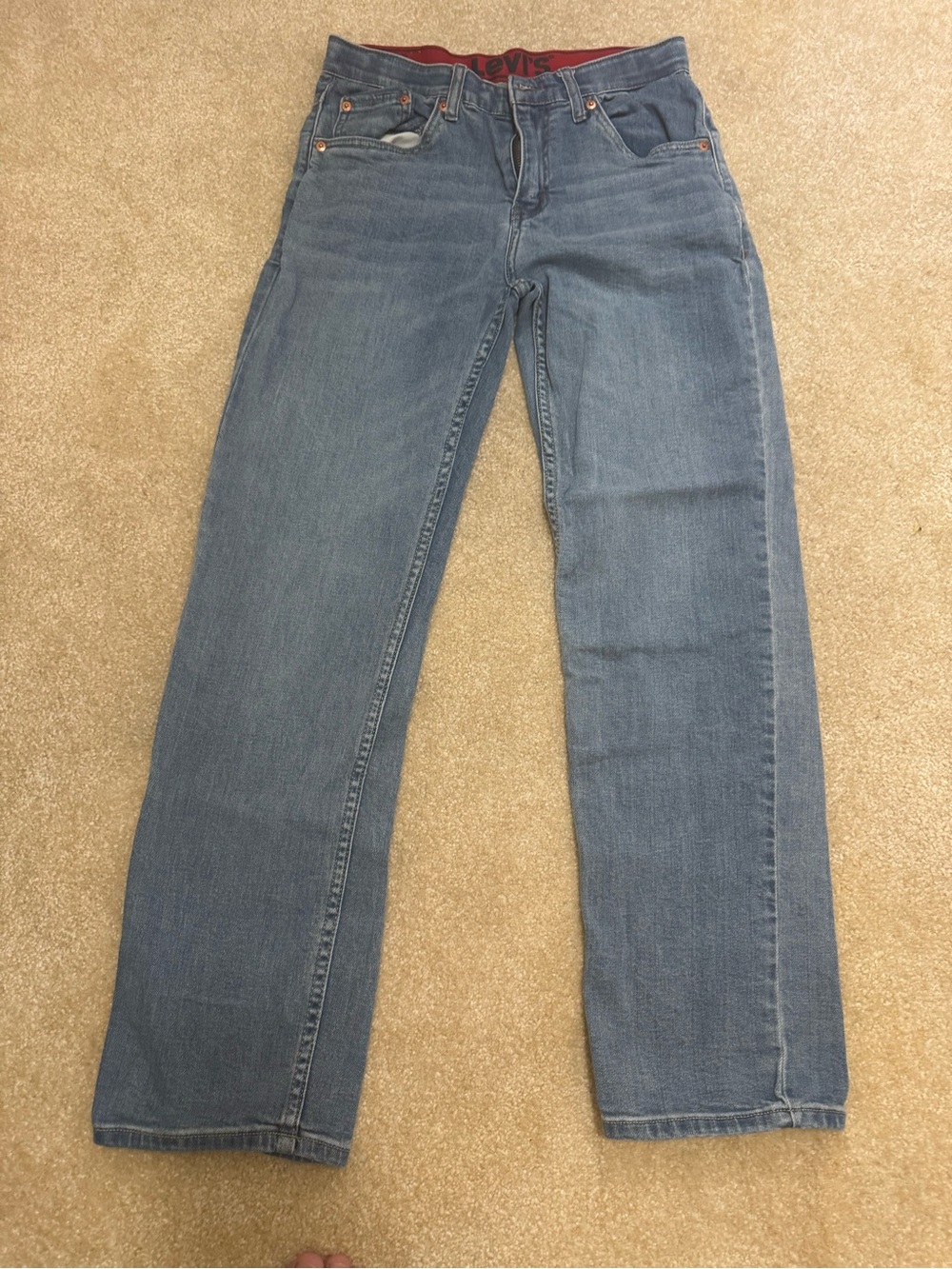 Levi's Women's 514 Light Blue Straight-Leg Jeans 28x30
